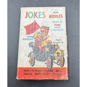 Vintage 1950’s Pocket-Size JOKES and RIDDLE Cards by Warren -C27